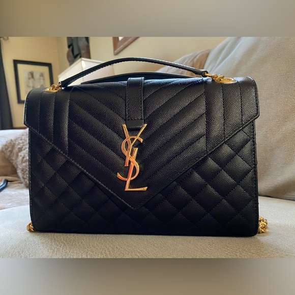 Yves Saint Laurent Medium Envelope Chain Handbag - Picture 5 of 16